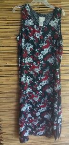 Studio Ease Dresses - Studio Ease Black White Red Aloha Dress 14 Plus Studio Ease Dresses - Studio Ease Black White Red Aloha Dress 14 Plus